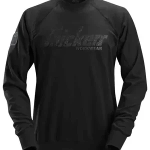 SWEATSHIRT LOGGO 2882 GRÅBLÅ MELERAD-L Populär